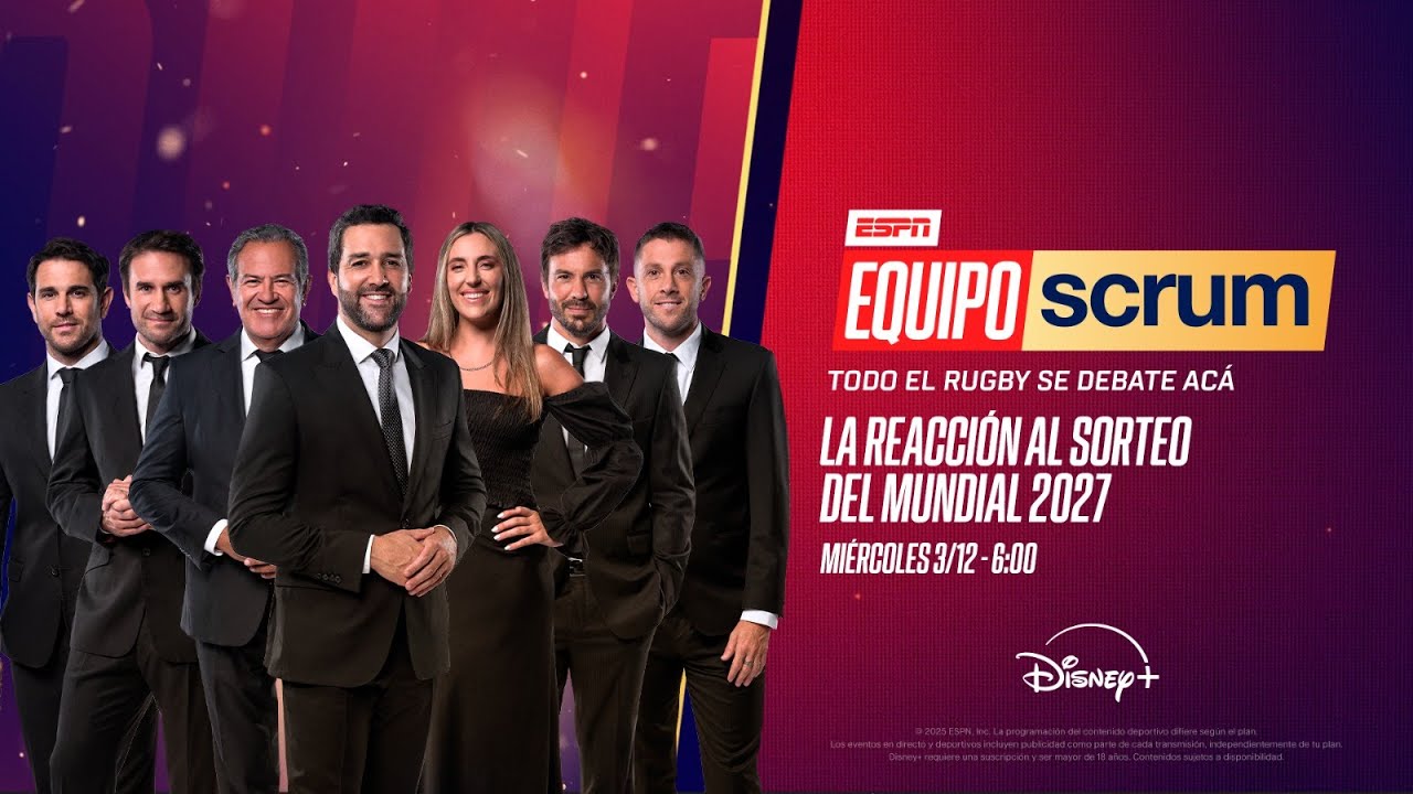 🔴 EN VIVO | EQUIPO SCRUM REACCIONA AL SORTEO DEL MUNDIAL DE RUGBY 2027