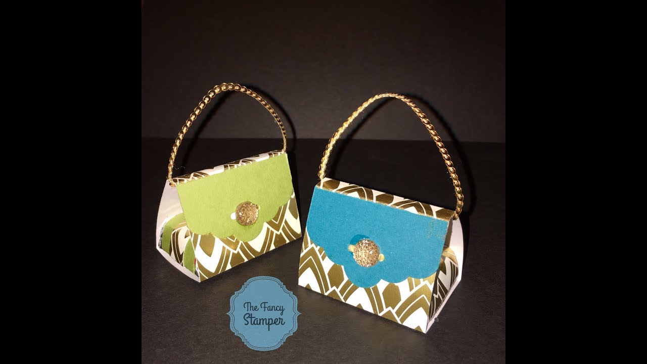 Stampin' Up Hersheys Nuggets Purse Treats Easy!!