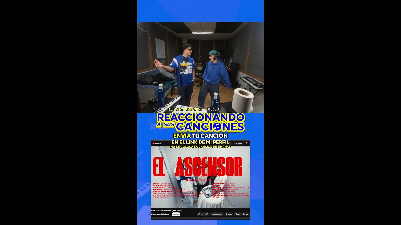 REACCIONANDO SUS CANCIONES!!