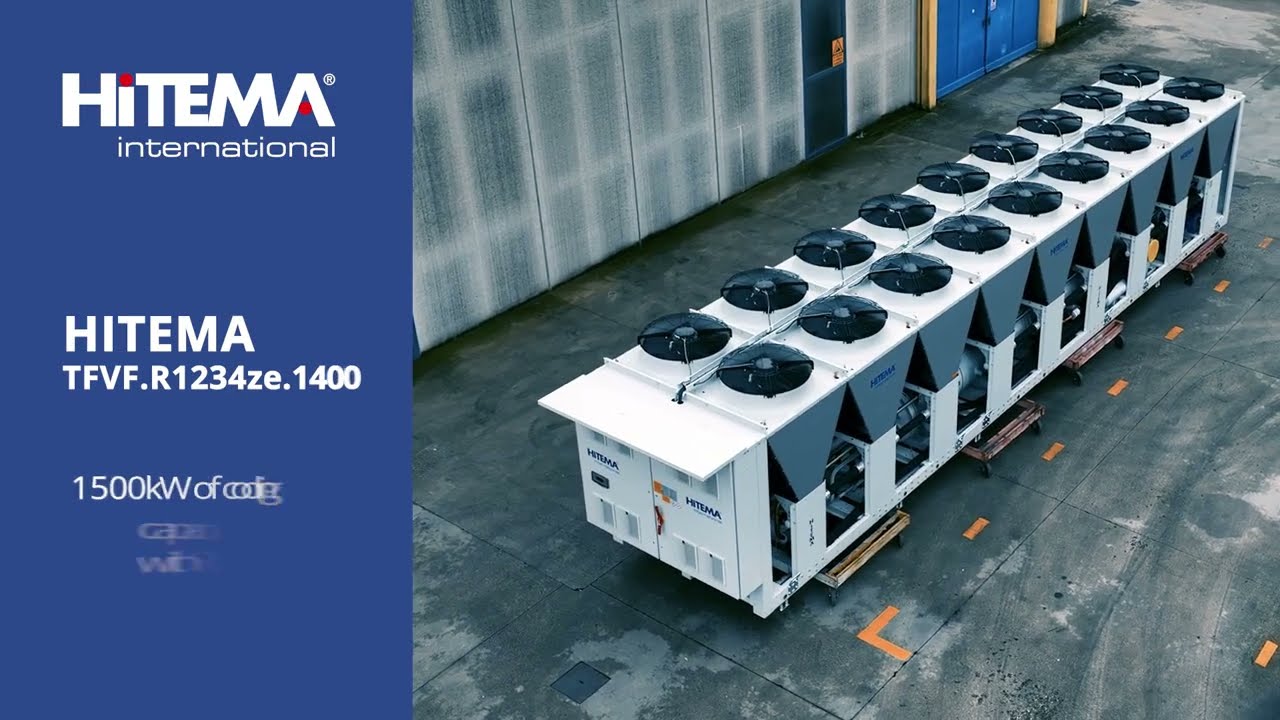 Hitema Turbocor® Chiller - 1,500 kW -  modular configurations for multi-megawatt installations.