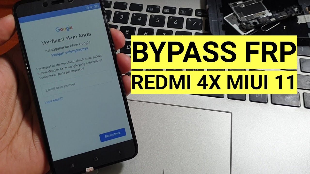 Lupa Akun Google Redmi 4x Bypass Frp tanpa komputer