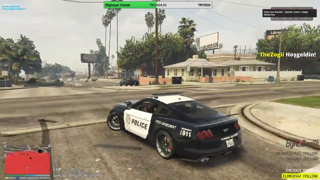 GTA 5 RP EİGHTBORN NAZ KAĞAN BOZOK U  UZİ İLE TARIYOR