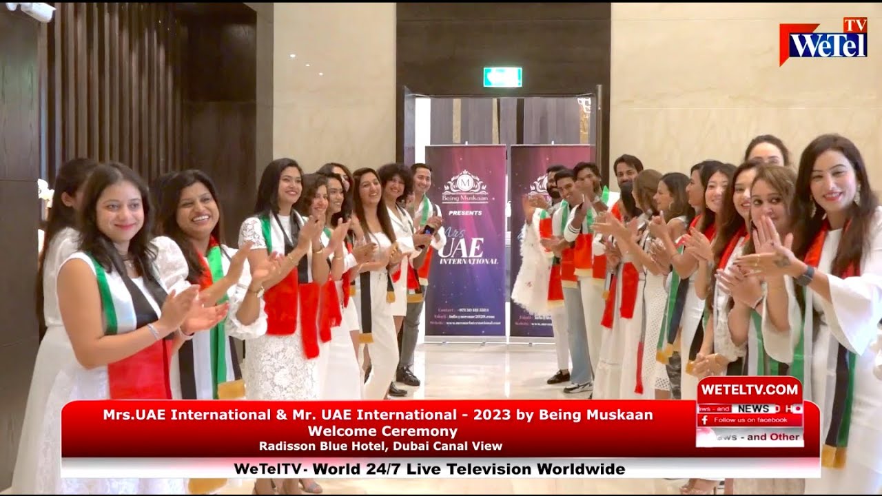 Mrs. UAE International & Mr. UAE International - 2023 By Being Muskaan Events, Welcome Ceremony