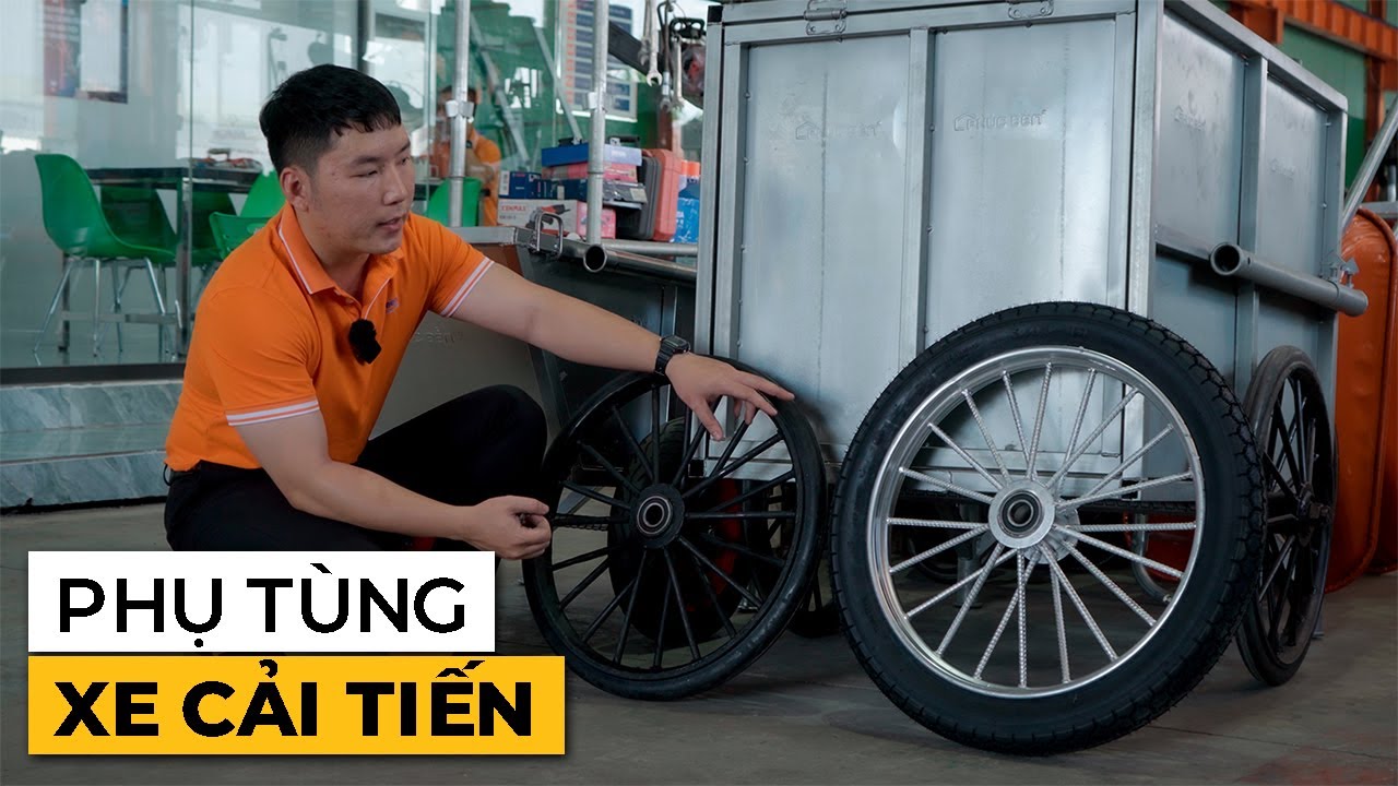 2 Loại Bánh Cho Xe Cải Tiến - Xe Đẩy Xịn Xò Cho Anh Em Có Thể Tự Chế!