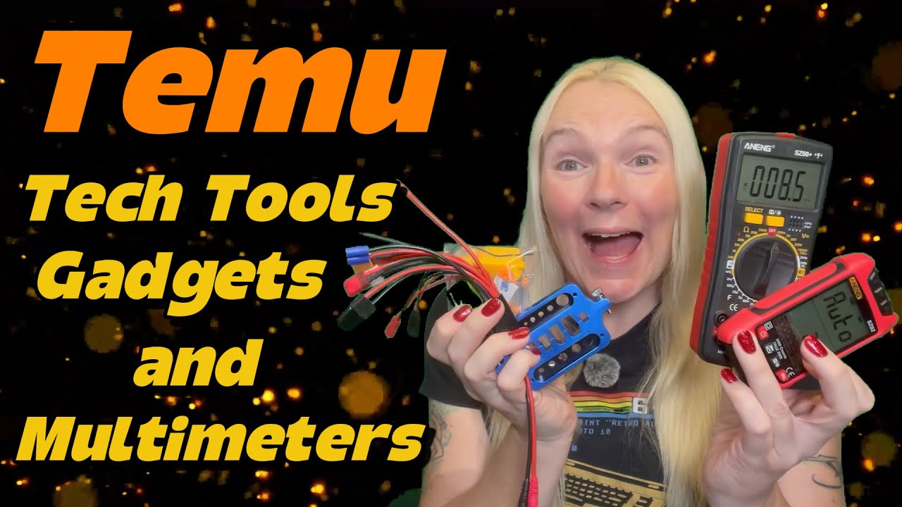 Cheap Temu Tech Tools Gadgets & Even More Talking Multimeters!