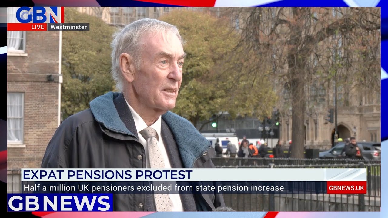 'It's discriminatory & grossly unfair' | Ex-pats protest being excluded from state pension increase