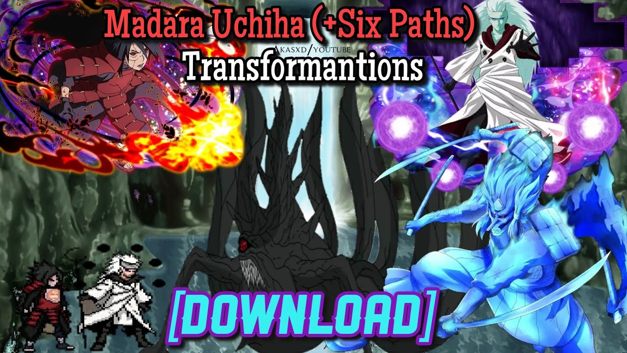[Download] New Madara Edo Tensei (+Six Paths) Form V.4 | Bleach VS Naruto 3.3 Characters