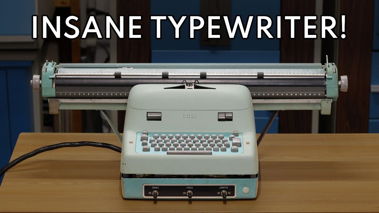 The Bendix G15 Typewriter is Crazy Pants!