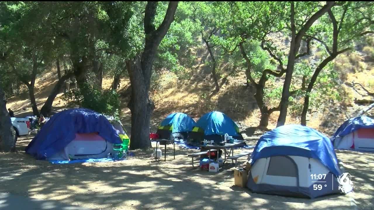 Busy day at Lake Lopez where both locals and visitors celebrate Labor Day weekend