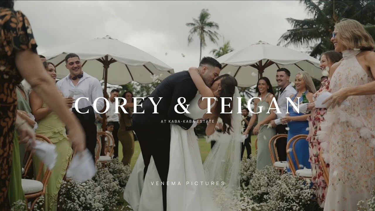 When it Rains in Bali... The Wedding Party Gets Wild | Corey Allan & Teigan Hutch