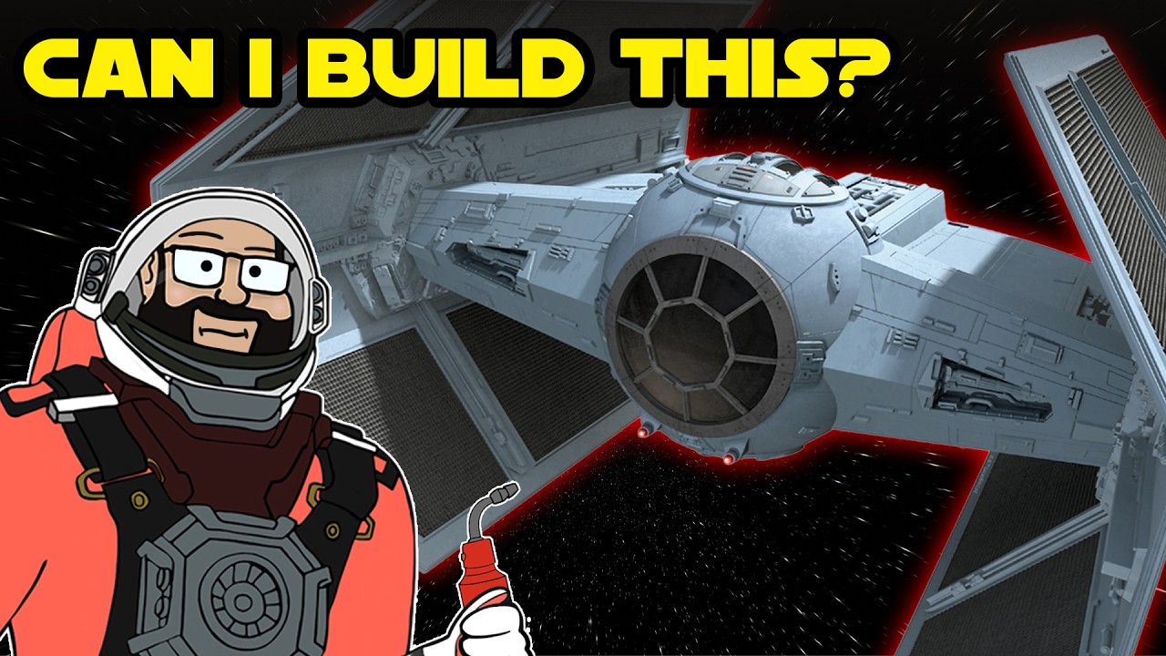 Vader’s TIE Advanced Build | Space Engineers Livestream