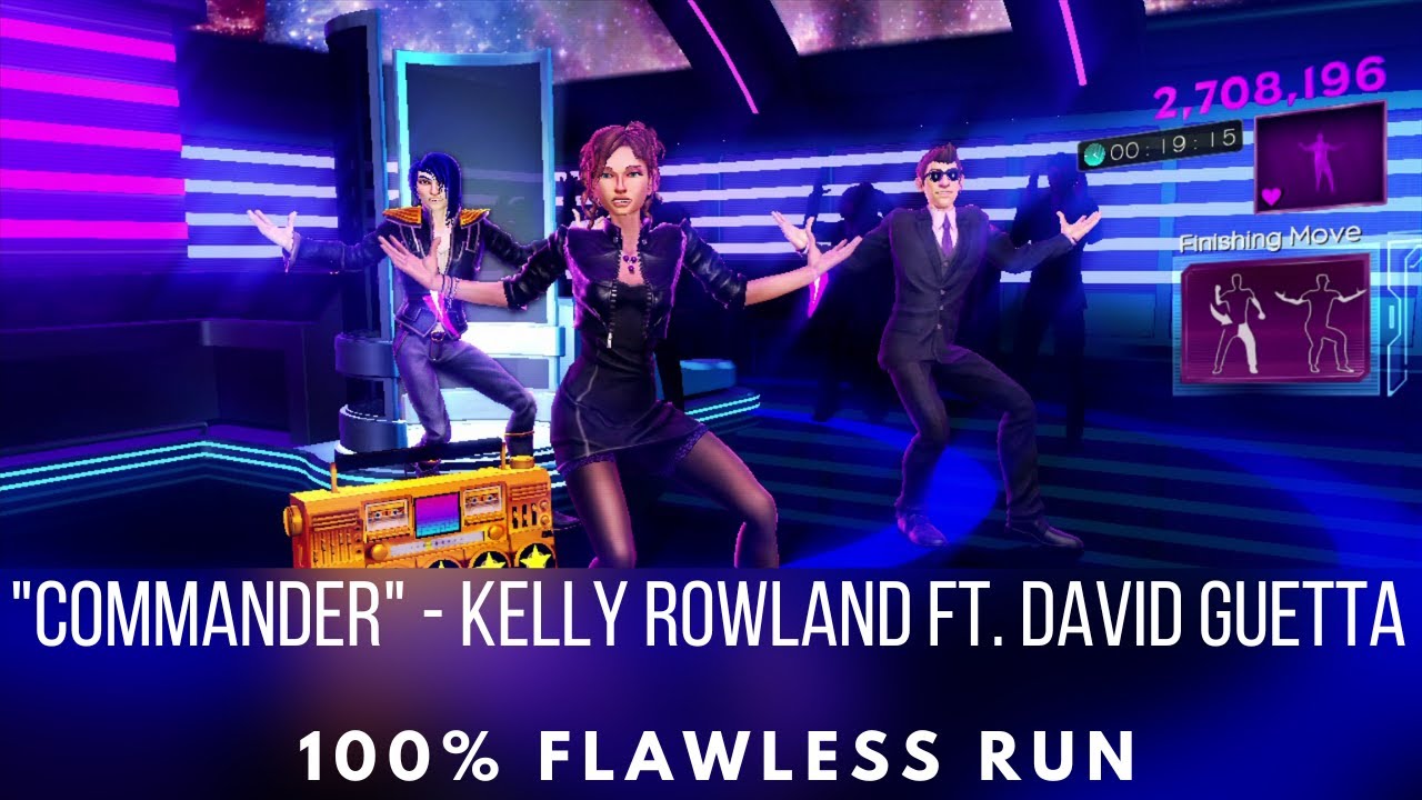 Dance Central 3 - Commander - Kelly Rowland ft. David Guetta - Flawless Run