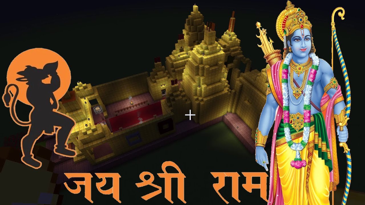 #4 Last Part Building Ram Mandir Temple - Minecraft PC - Mandir wahi banayege 2019
