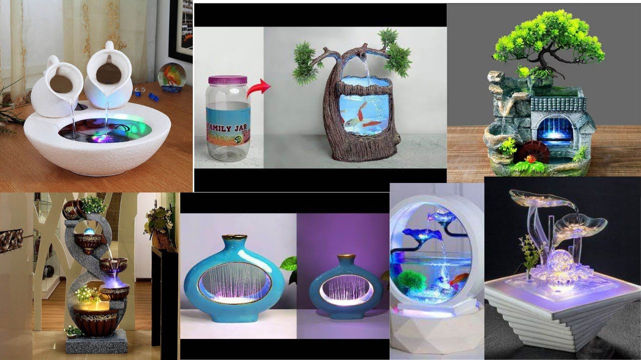Waterfall Lamp Showpiece Home Decor | Fountain Lamp