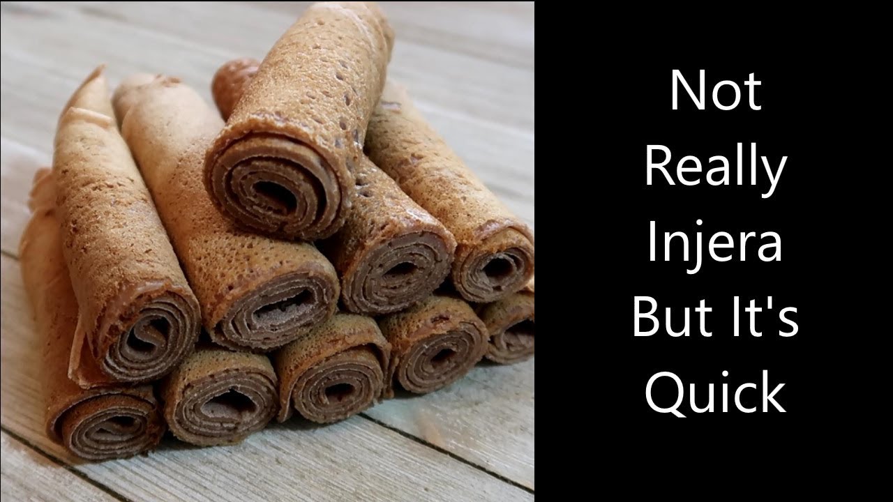 If you need Injera but don't want to wait for days try this recipe.