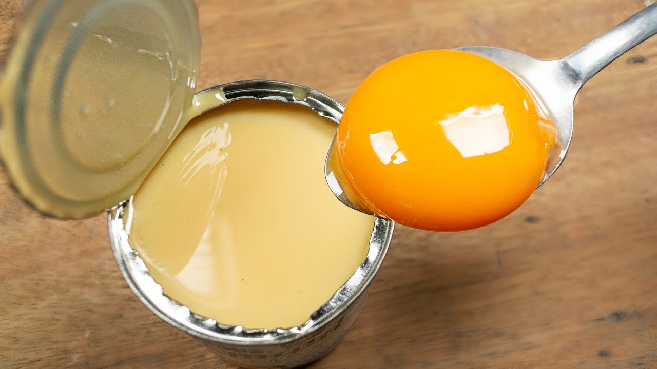 Mix EGG yolks to CONDENSED and milk for an AMAZING treat this HOLIDAY!