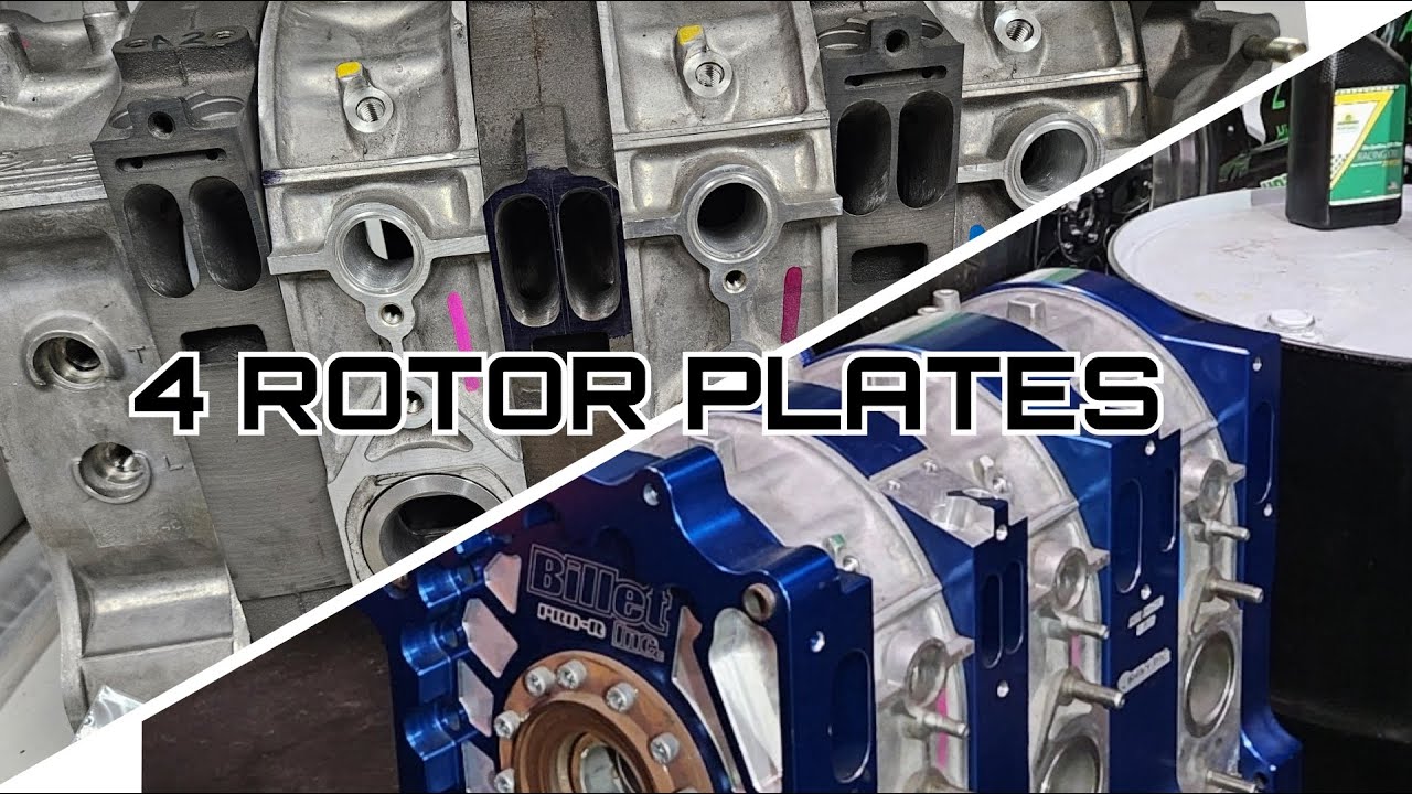 What makes a 4 rotor special, looking at 3 rotor and 4 rotor plates - KMR Rotary Tech talks