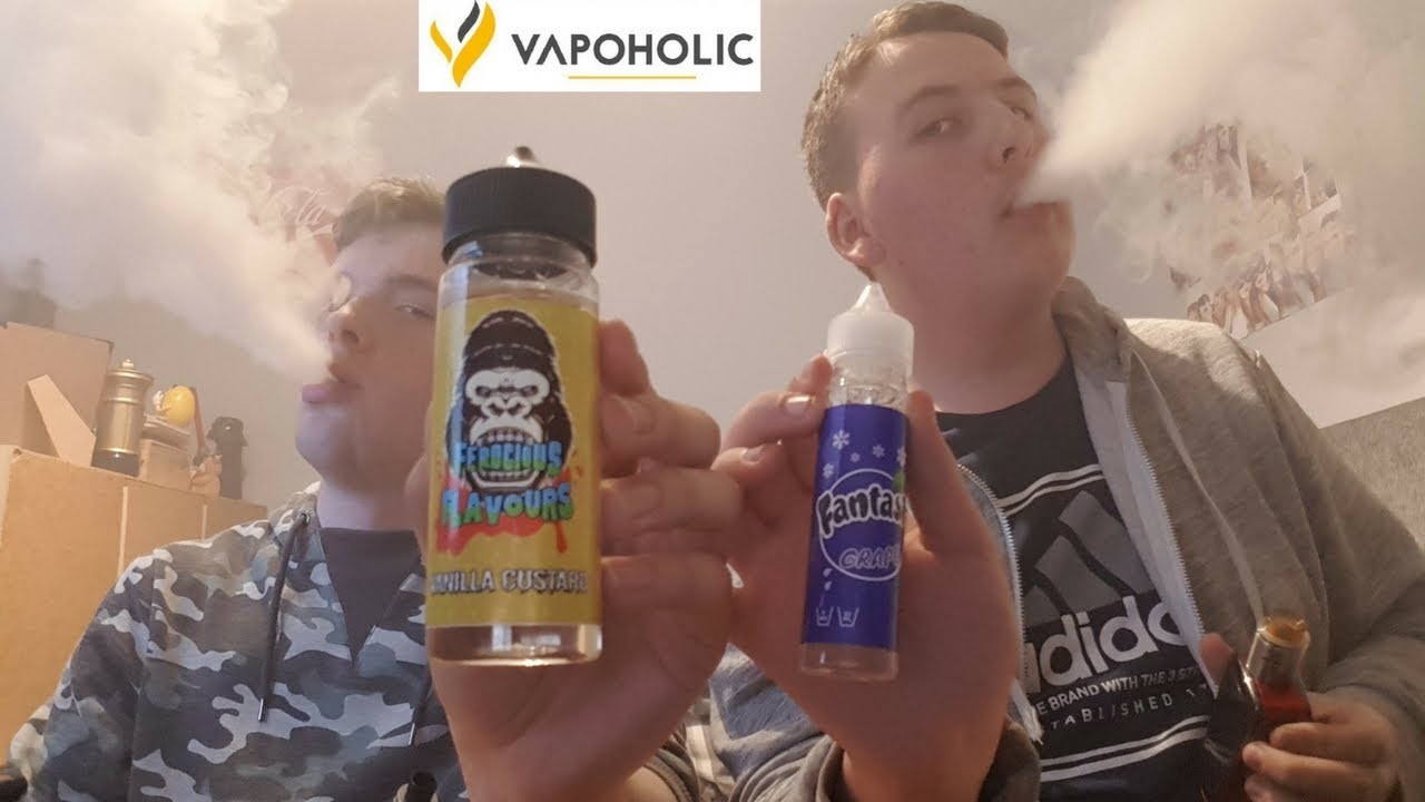 Vapoholic Review | Fantasi Grape and Vanilla Custard | UK E Liquid | Vape NaYsH 4 Life Reviews