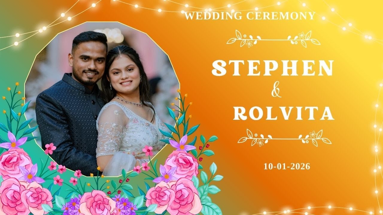 LIVE | WEDDING CEREMONY OF STEPHEN & ROLVITA | AT Immaculate Conception Church, Kinnigoli