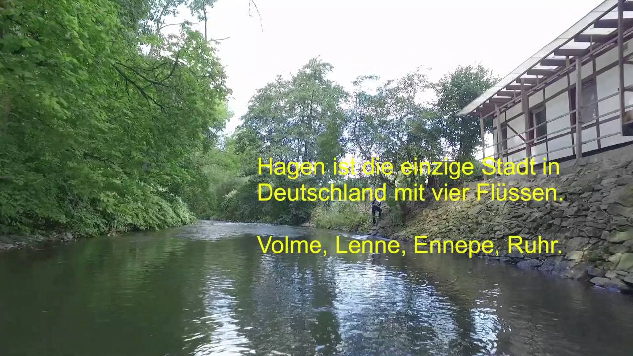 Hagen Volme Trilogie Teil 1 von Kuhweide / Delstern bis zur Ruhr Vier-Flüsse-Stadt Lenne Ennepe