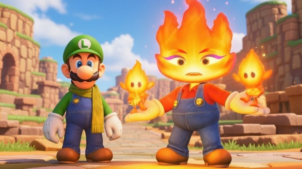 The Super Mario Galaxy Movie but it's ruined by AI