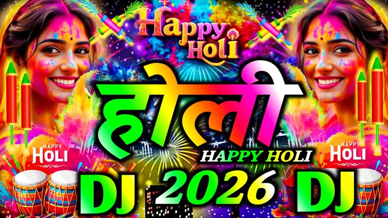 Happy Holi Dj Song 2026 | Holi Ka Gana Dj Remix | होली डीजे सॉन्ग 2026 | holi wala gana dj song 2026