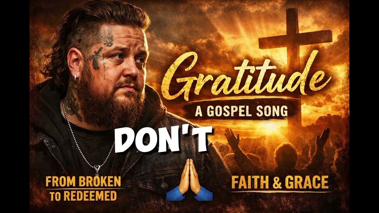 Gratitude 🙏 | Powerful Gospel Song Inspired by Jelly Roll | Soul-Stirring Christian Music 2026