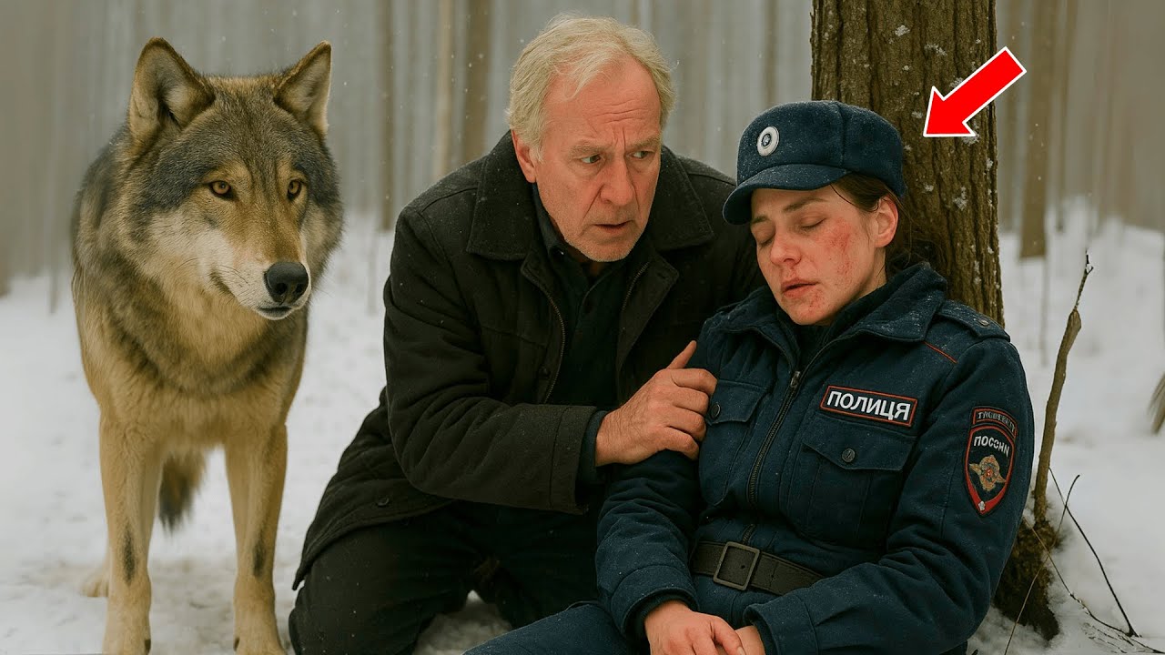 STARSZY MĘŻCZYZNA I JEGO WILK URATOWALI RANNĄ POLICJANTKĘ – PRAWDA WSTRZĄSNĘŁA CAŁĄ POLSKĄ