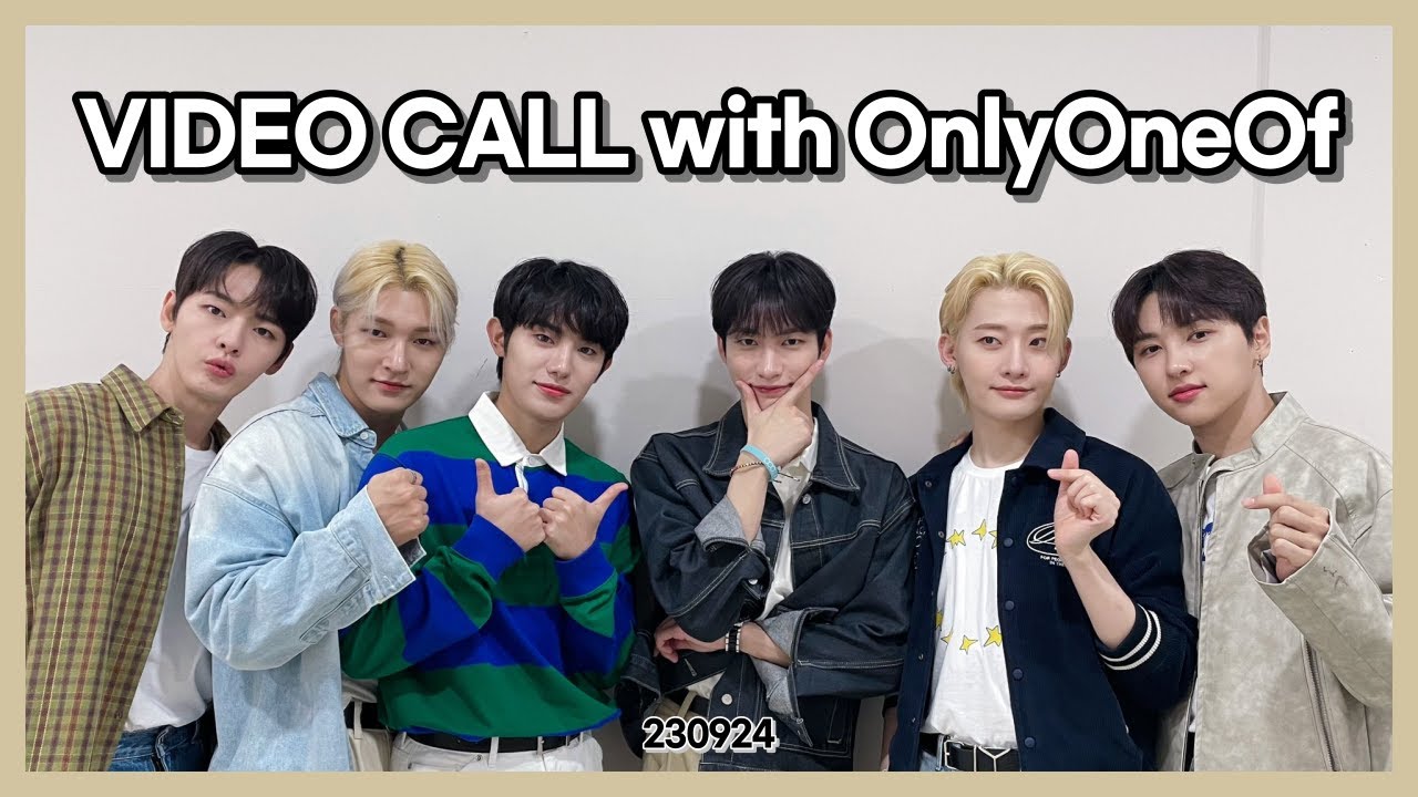 230924 온리원오브 영통팬싸 VIDEO CALL with OnlyOneOf