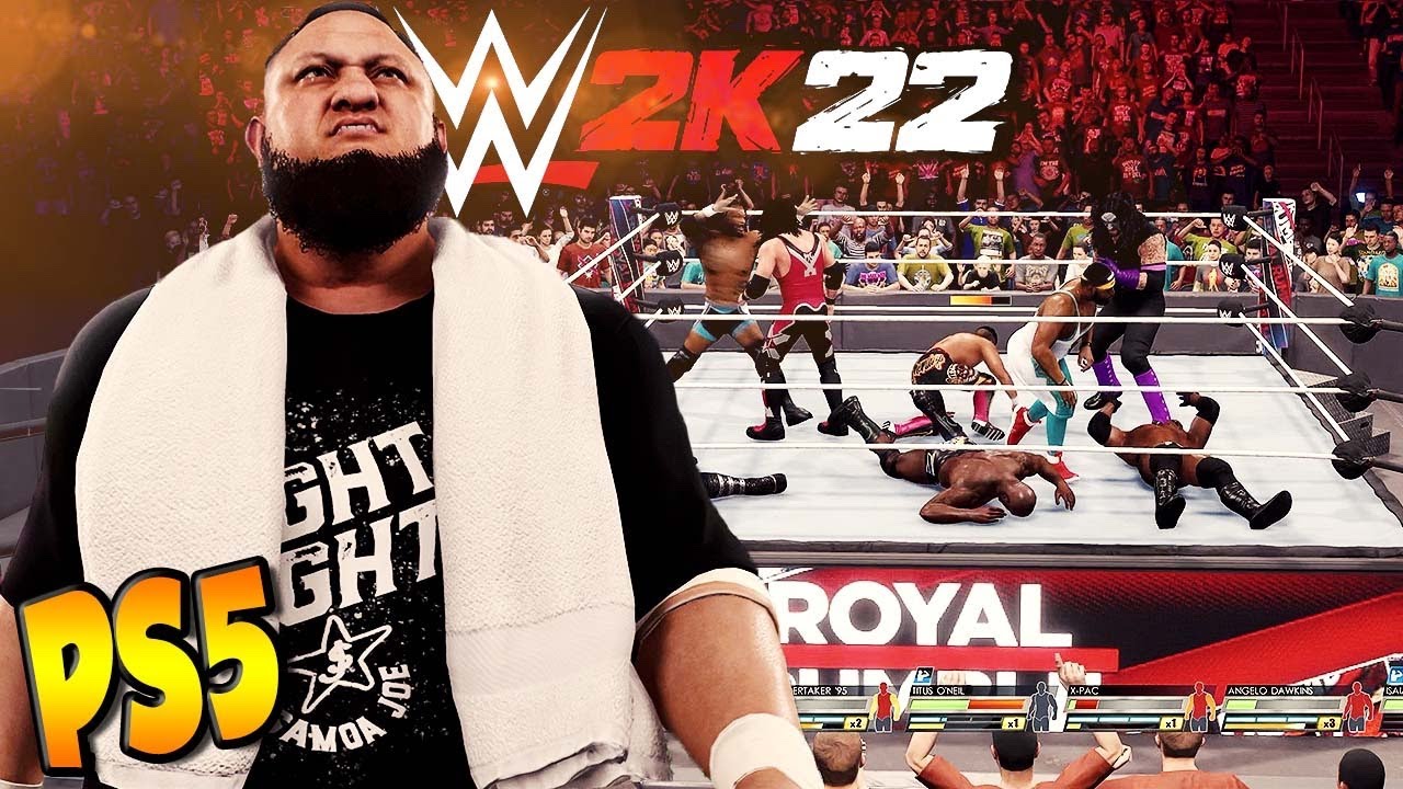 WWE 2K22 PS5 - FIRST LOOK At NEW 30 MAN ROYAL RUMBLE Gameplay