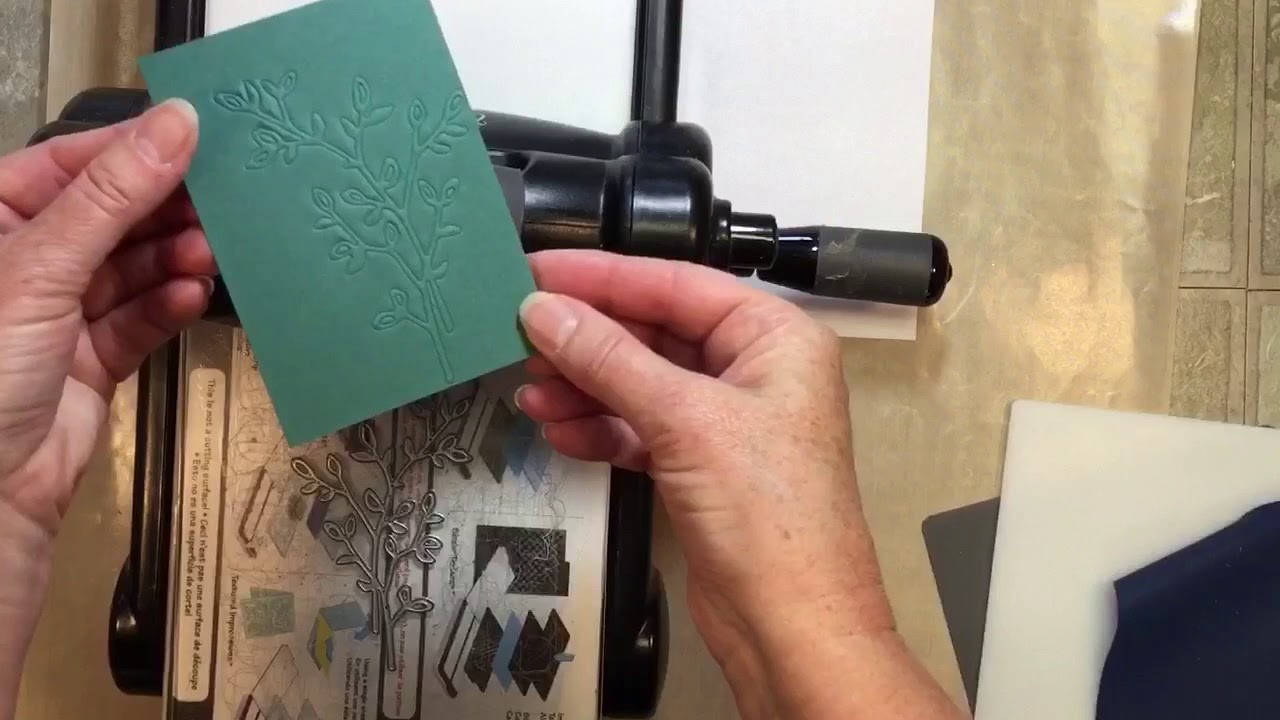 Double Embossing with the Big Shot Embossing Mats