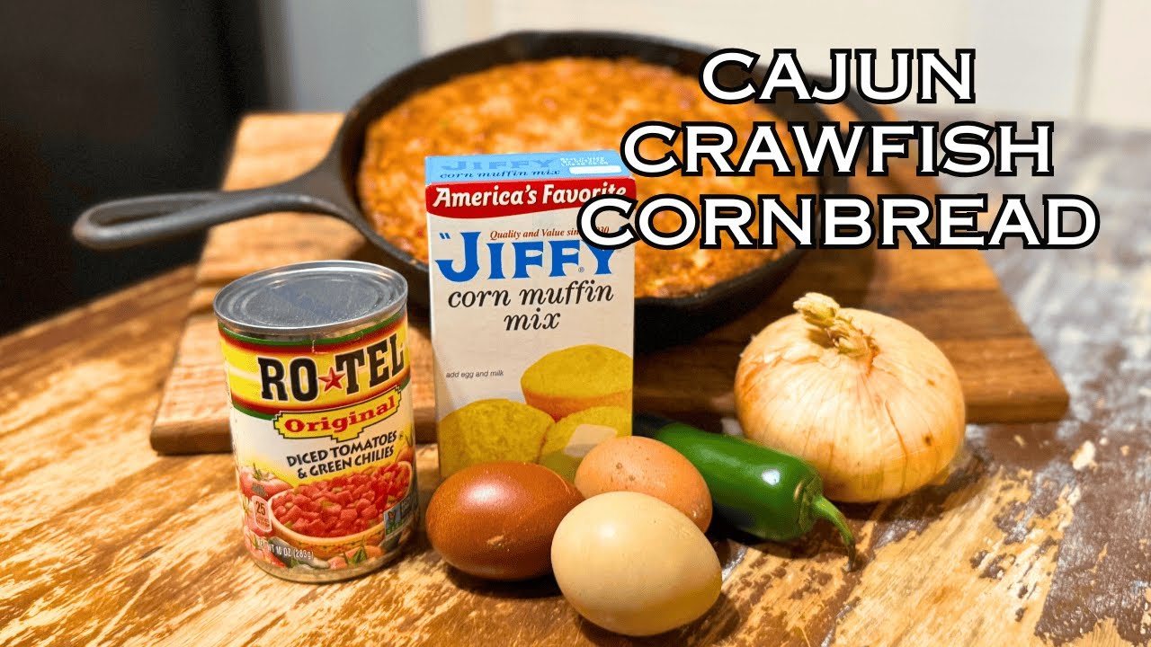 Cajun Crawfish Cornbread