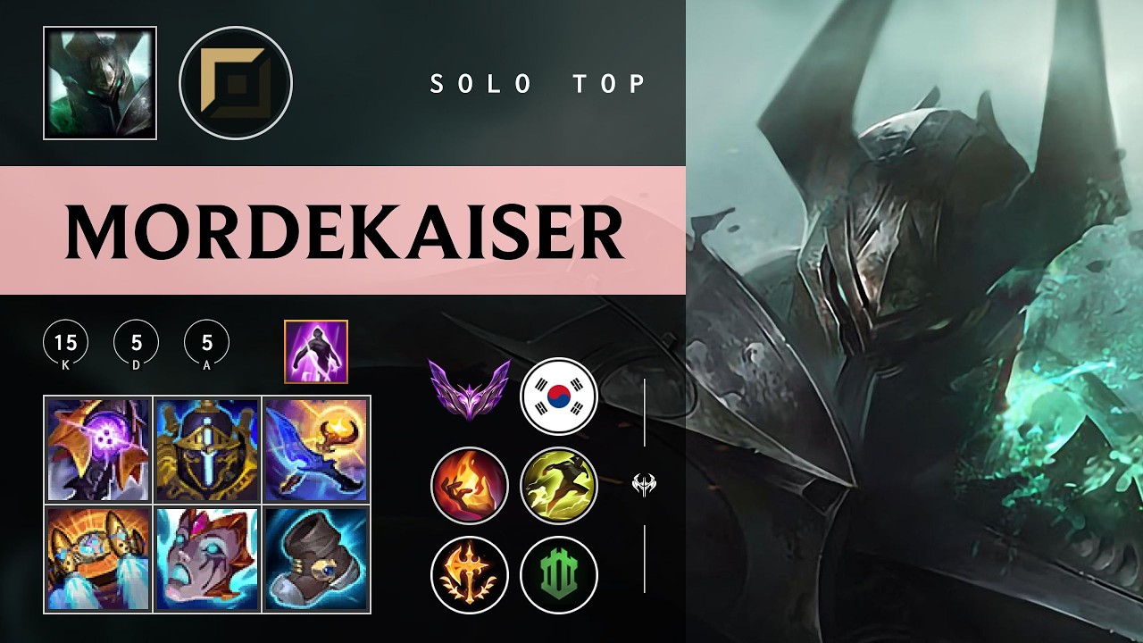 Mordekaiser Top vs Sylas - KR Master Patch 26.05
