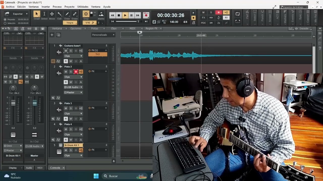 Crear, editar, producir proyecto de cero a mastering en CakeWalk by BandLab
