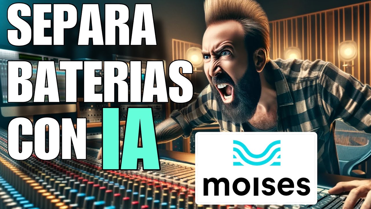 🔴 SEPARA PISTAS de BATERÍA producción musical mezcla y mastering MOISES