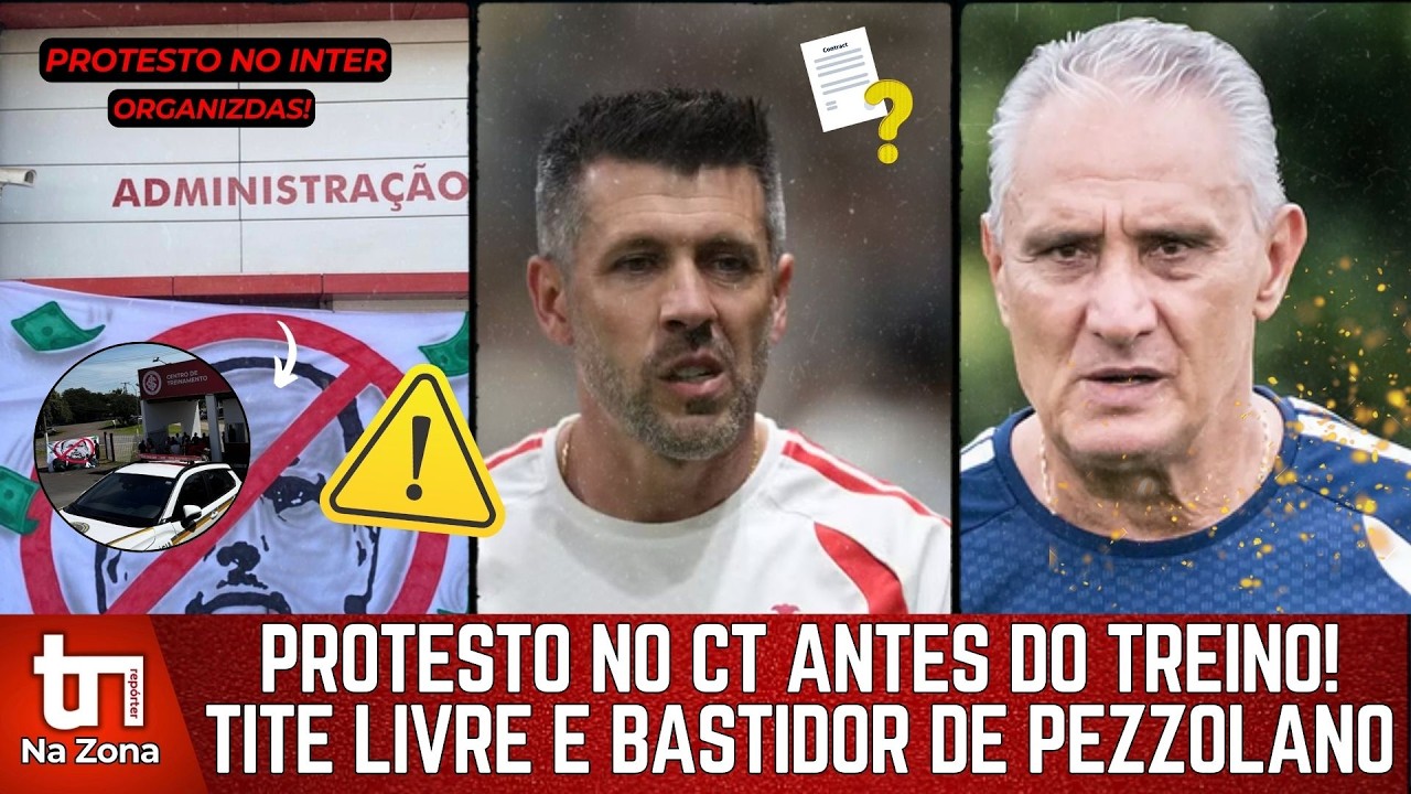 🔴⚪️ CRISE TOTAL NO INTER! PROTESTO NA FRENTE DO CT! TITE LIVRE! ABEL BRAGA GOSTA DELE! ÚLTIMA CHANCE