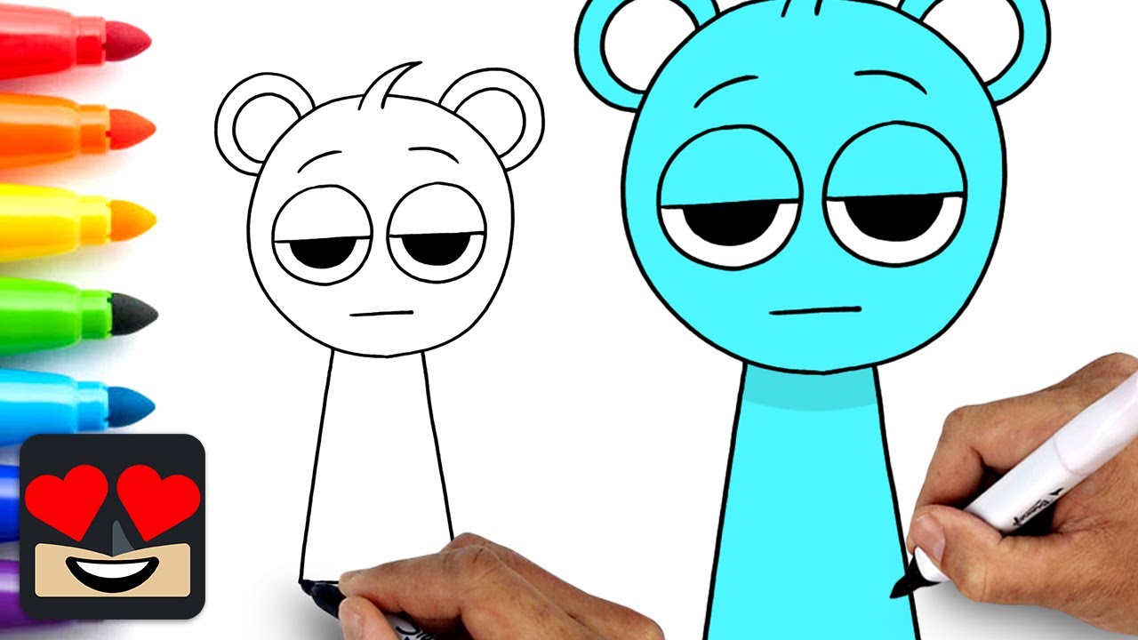 How To Draw Sky Sprunki | Step by Step Art Lesson for Beginners