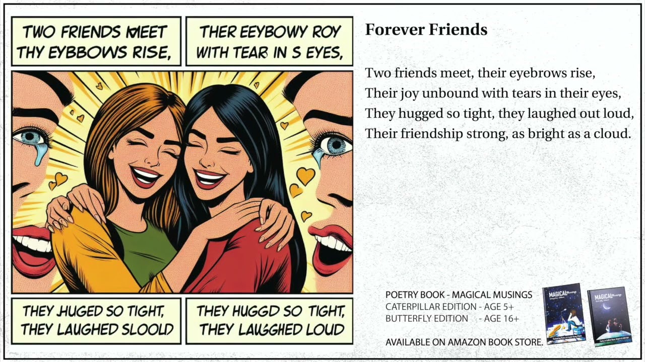 English Poem: FOREVER FRIENDS _ Magical Musings Poetry _ Inspiring Poems _ Rhyme & Rhythm.