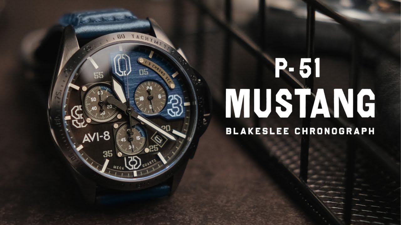 BLAKESLEE CHRONOGRAPH Closer Look | P-51 MUSTANG AV-4077