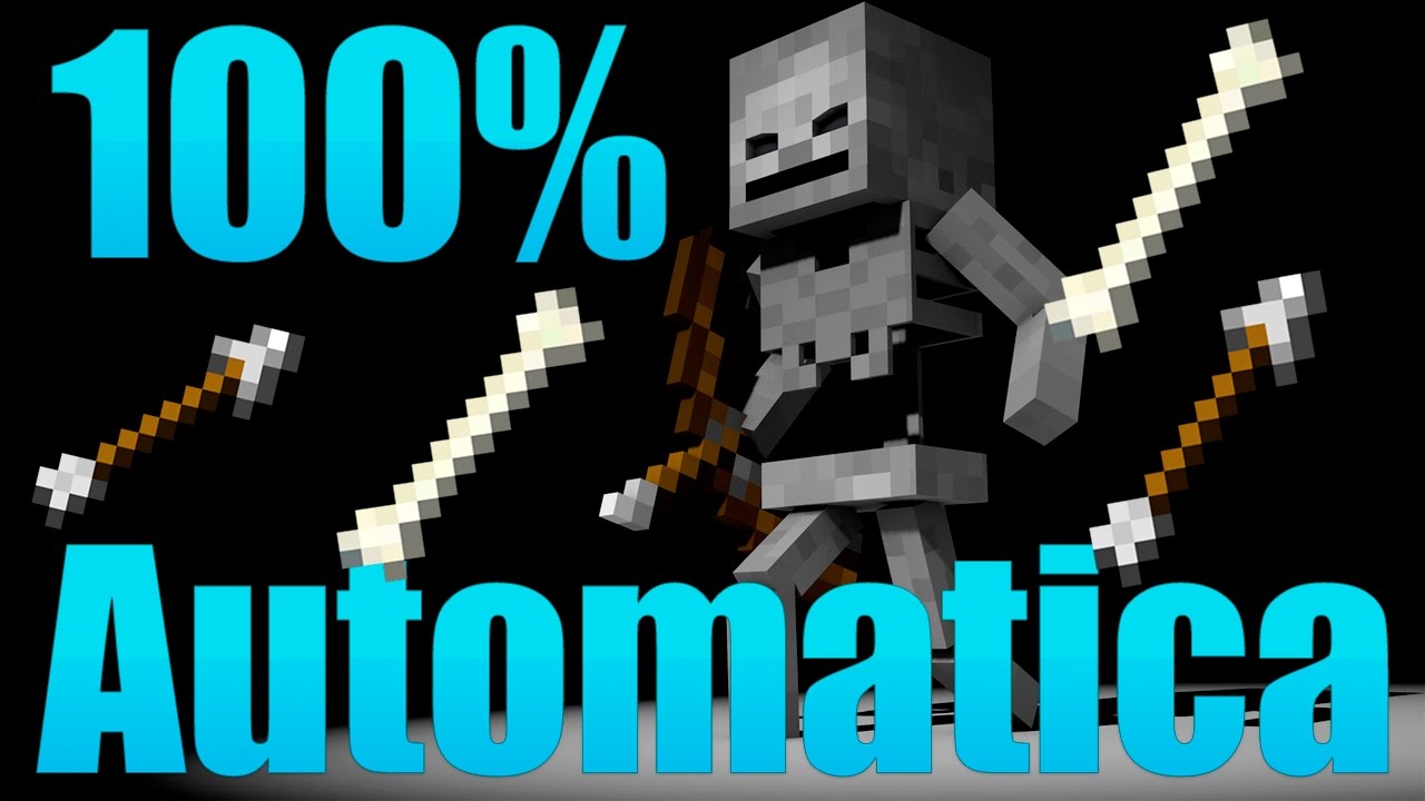 Tutoriales Redstone - Tutorial Granja de Esqueletos 100% Automatico - Minecraft 1.11 - Episodio 7