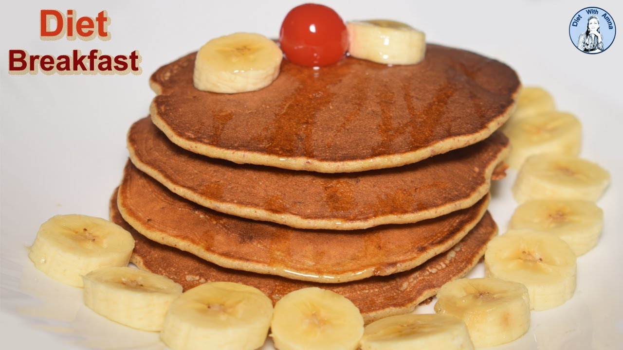 Banana Pancakes Low-fat Recipe | Healthy Breakfast Recipe | Life with Amna