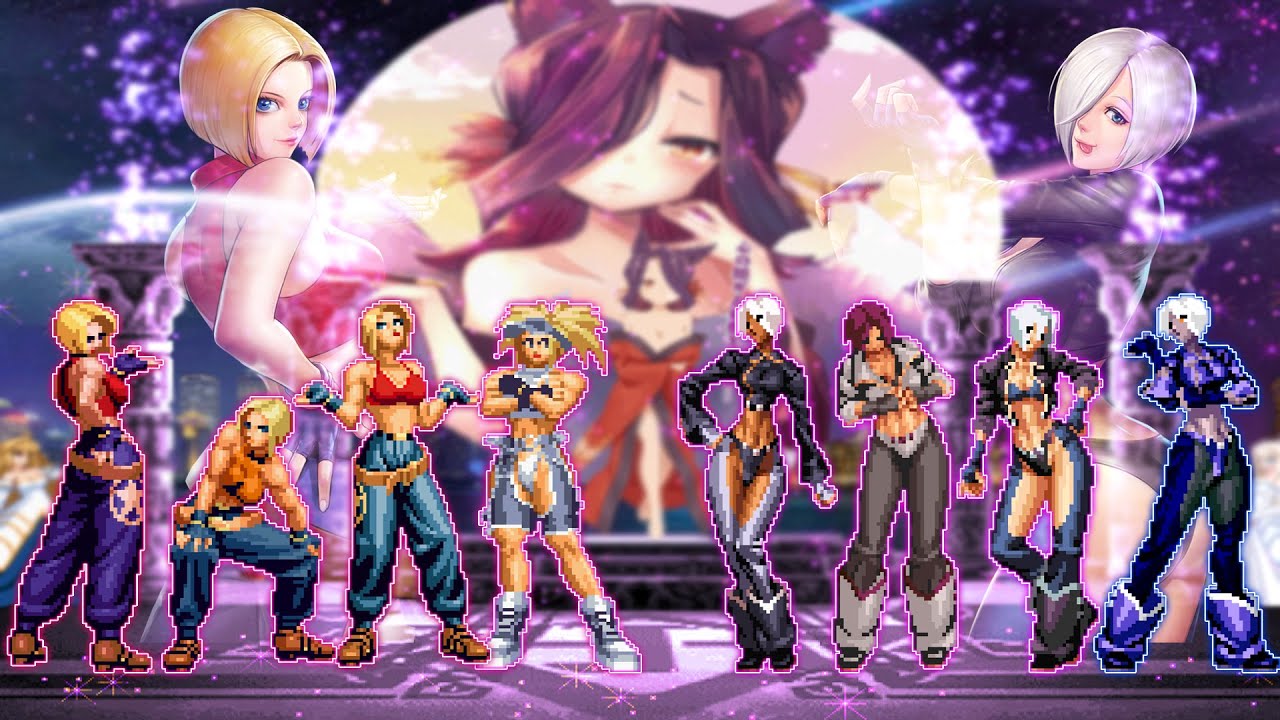 Blue Mary Team VS Angel Team | .M.U.G.E.N.