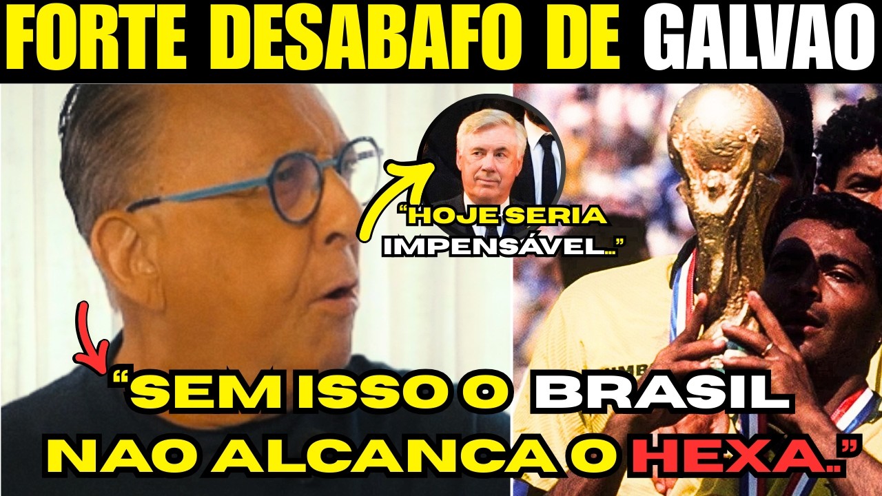 🚨EITA GALVÃO BUENO CRITICA NOVA GERAÇÃO E REVELA HISTÓRIA ABSURDA DA COPA AMÉRICA