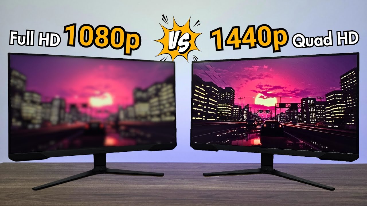 QUAIS as DIFERENÇAS entre um Monitor Full HD 1080p e um QHD 1440p?