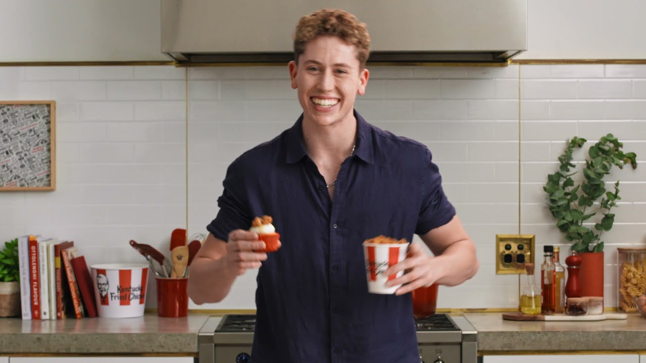 Kentucky Fried Cookin’ with Morgan Hipworth | KFC POPCORN CHICKEN CUPCAKES​​