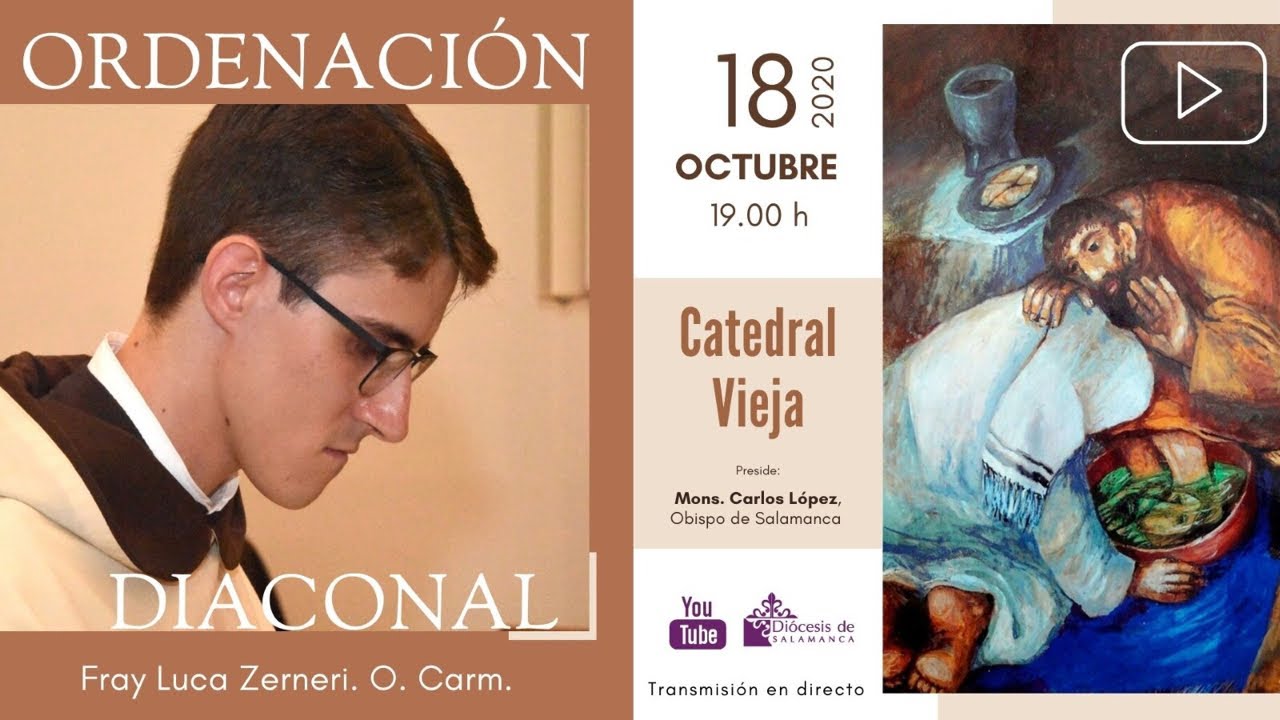 Ordenación diaconal de Fr. Luca Zerneri, O. Carm.