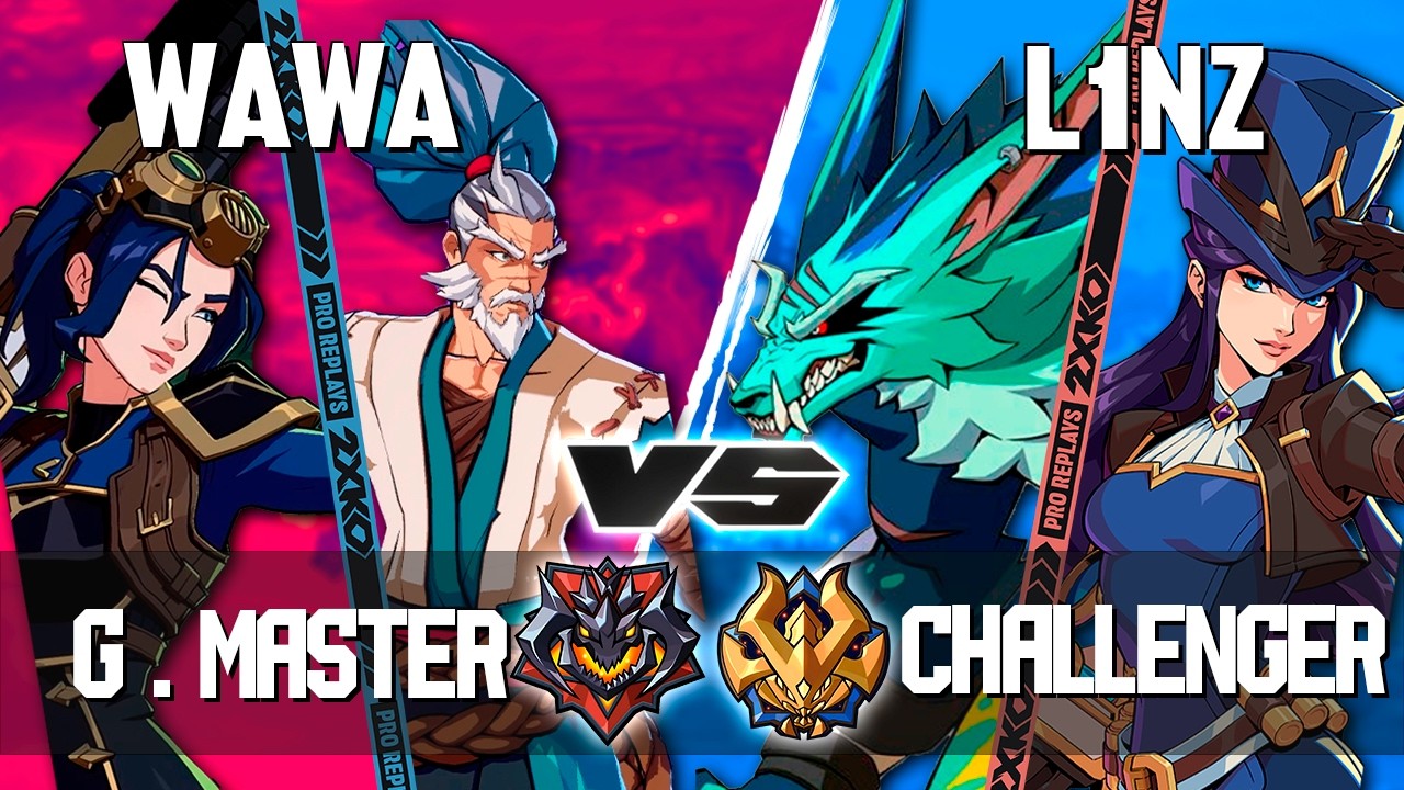 2XKO ▰ WAWA (Yasuo-Caitlyn) vs L1NZ (Warwick-Caitlyn) ▰ 2XKO Pro level replays