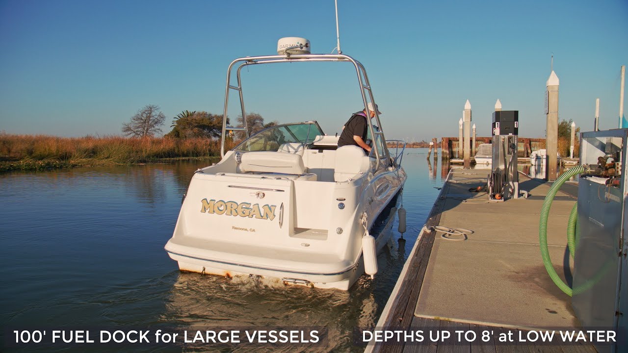 Antioch Marina 100' Fuel Dock with Chevron Mid Grade and Red Dyed Diesel