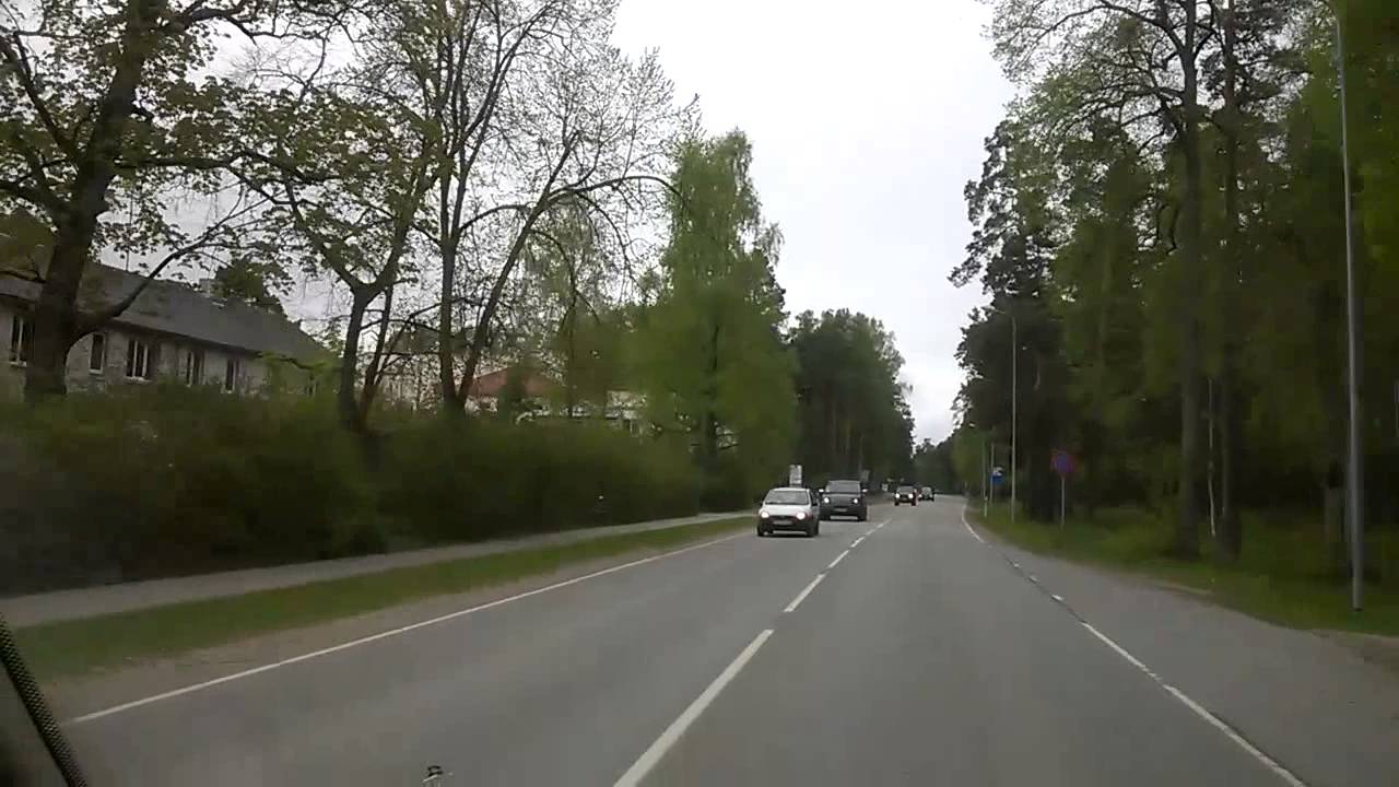 Поездка по городу Саулкрасты.