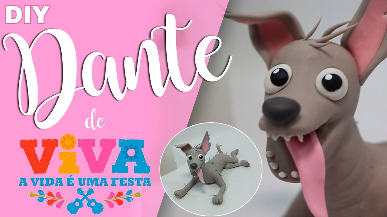 DIY DANTE ( VIVA COCO - PIXAR) em Biscuit - Sah Passa o passo